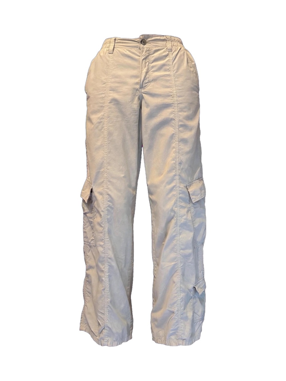 Zara Women's Cargo Pants in Light Beige
